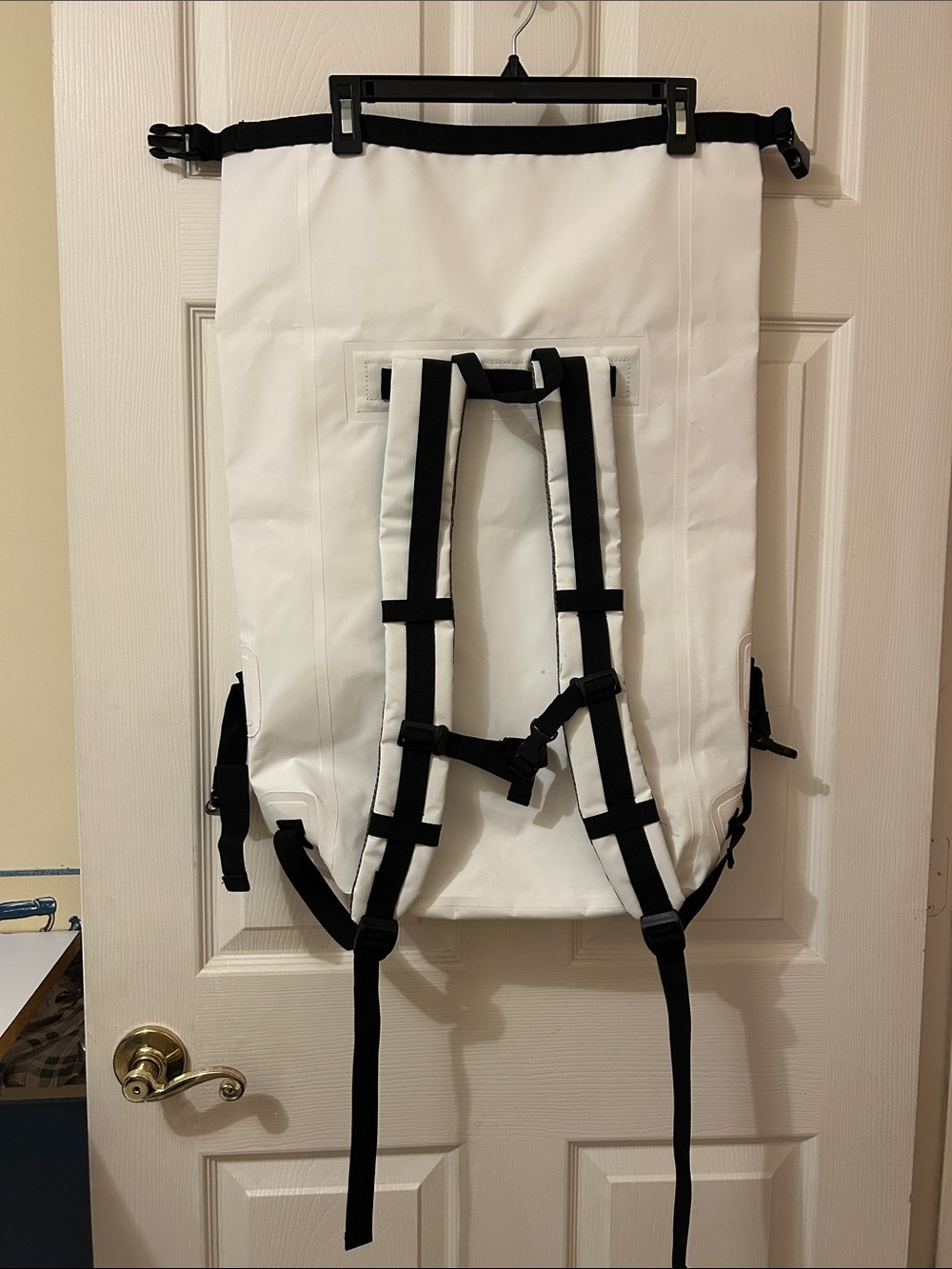 Poler White Down River Roll-Top White Backpack with Black Accents - Picture 4 of 7